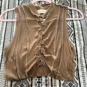 Tan/brown tank top